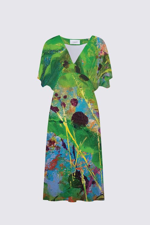 Banana Palm Retro Dress