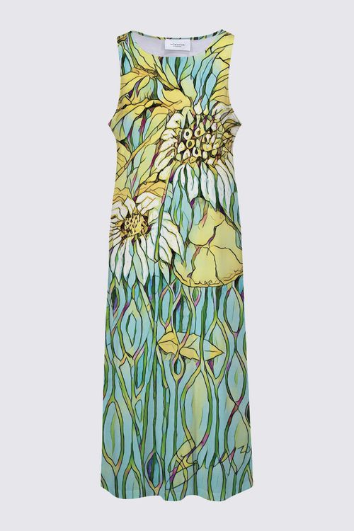 Flower Fantasy Maxi Dress