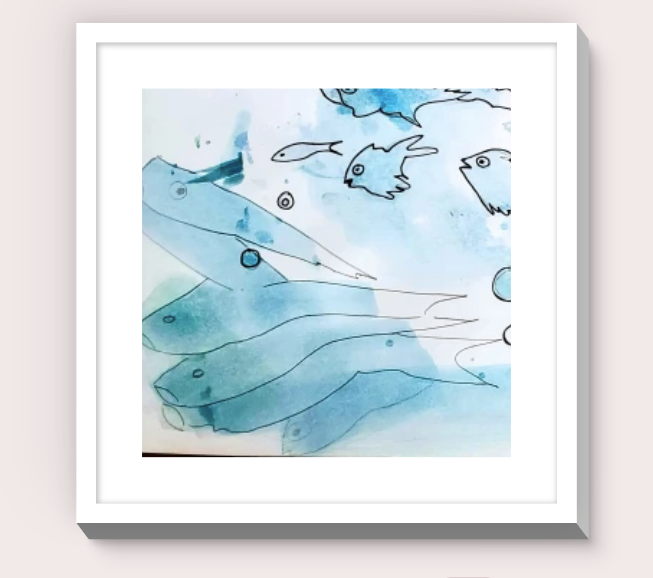 Ghostfish Print