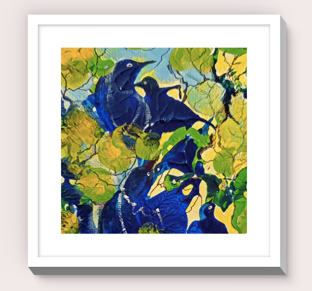 Raven's in the Seagrape Print