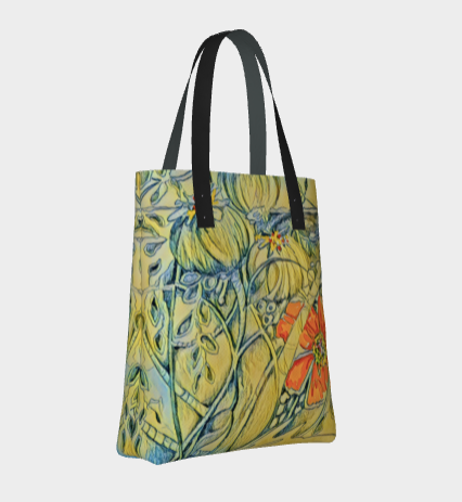 Poppy Lined Totebag