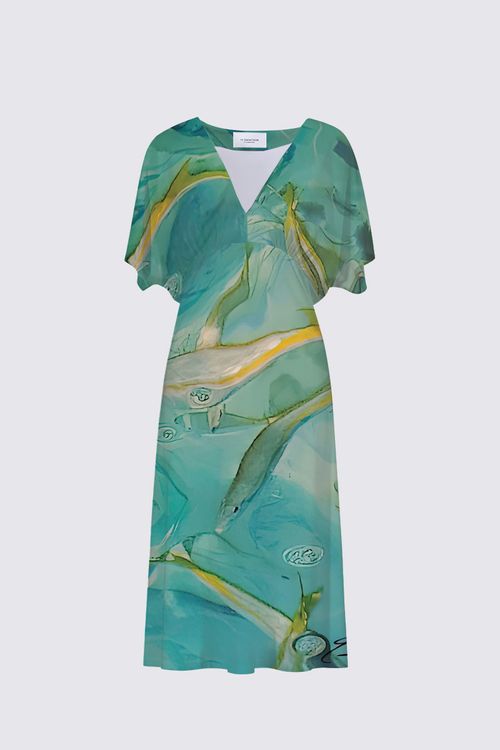 Yellowtail Retro Dress