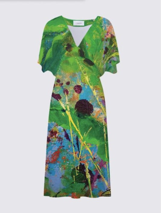 Banana Palm Butterfly Dress