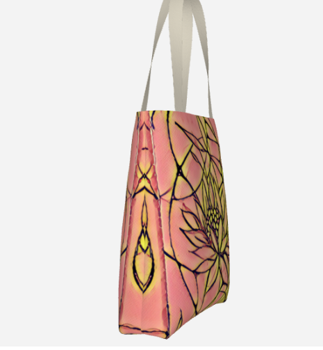 Pink Lotus Totebag