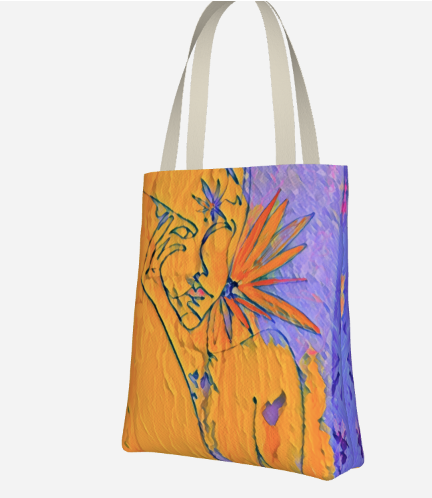 Orange ShangriLa Totebag