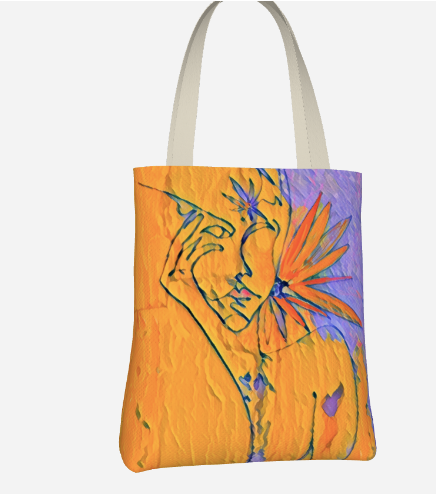 Orange ShangriLa Totebag