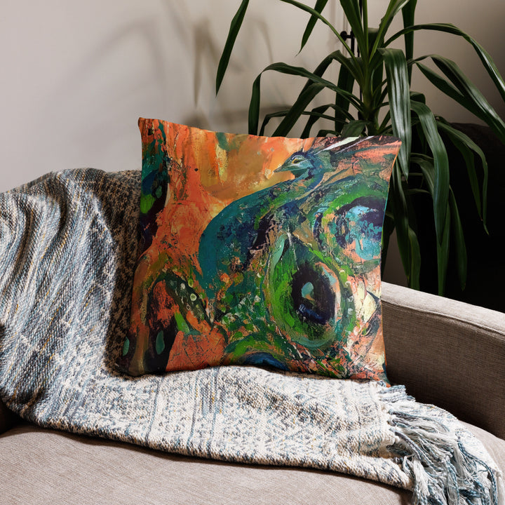 Peacock Pillow