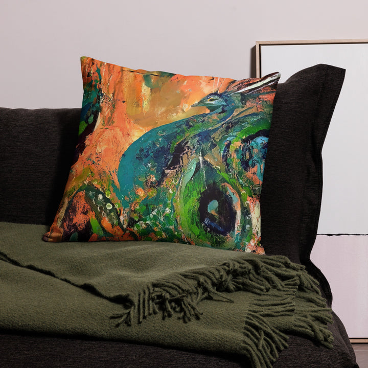 Peacock Pillow