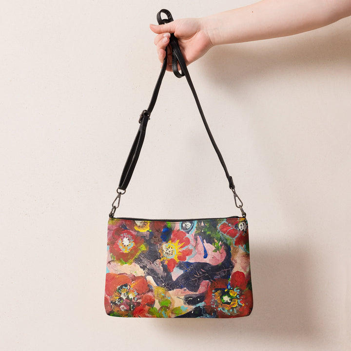 Raspberry Crossbody Bag