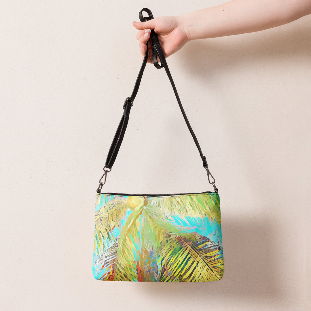 Pastel Palm Crossbody Bag