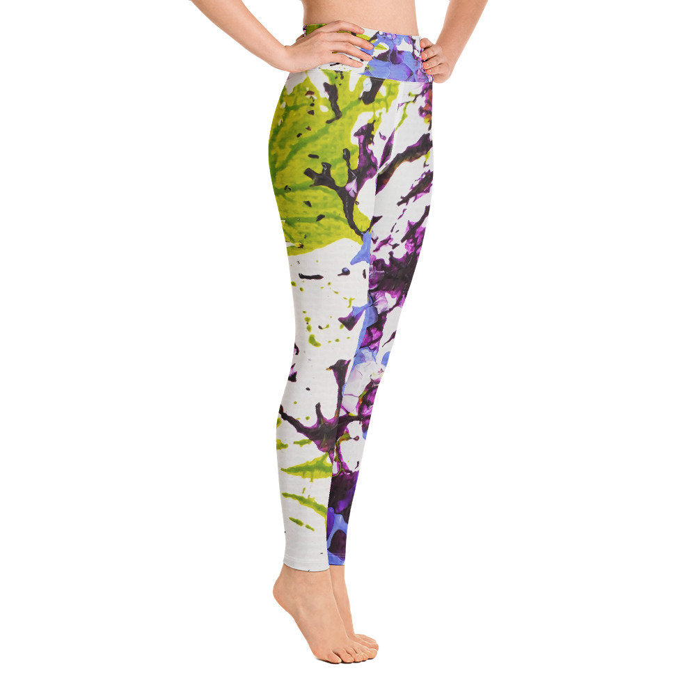 Basil n Lavender Yoga Leggings