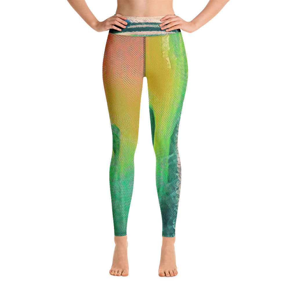 Boho Parrot Yoga Leggings