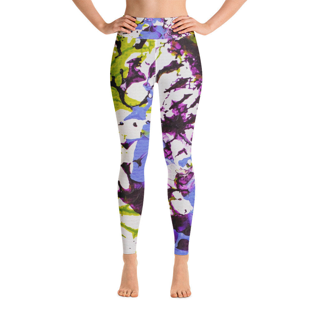 Basil n Lavender Yoga Leggings