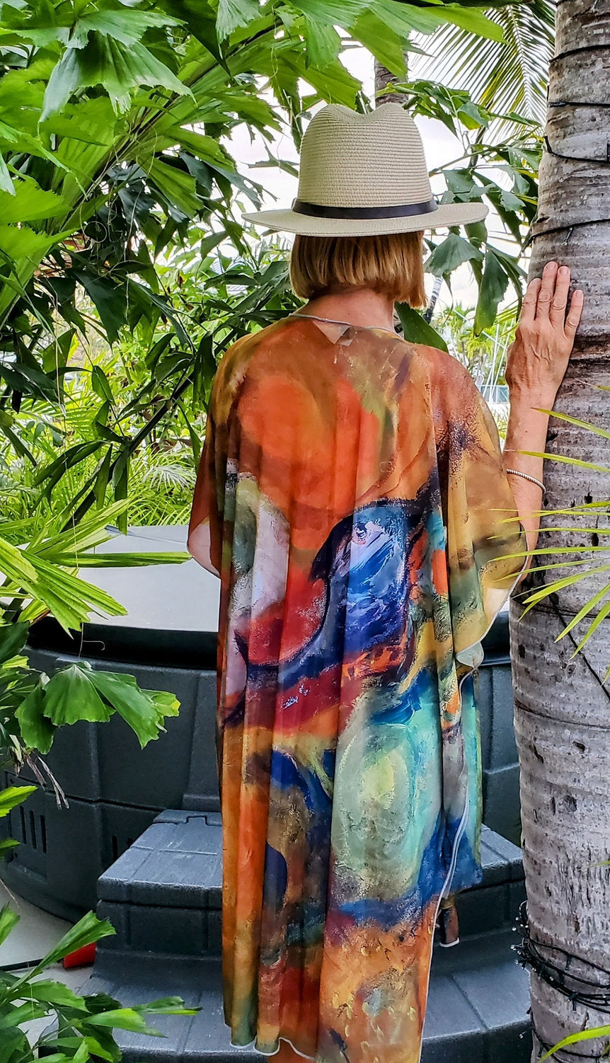 Ocean Garden Kimono