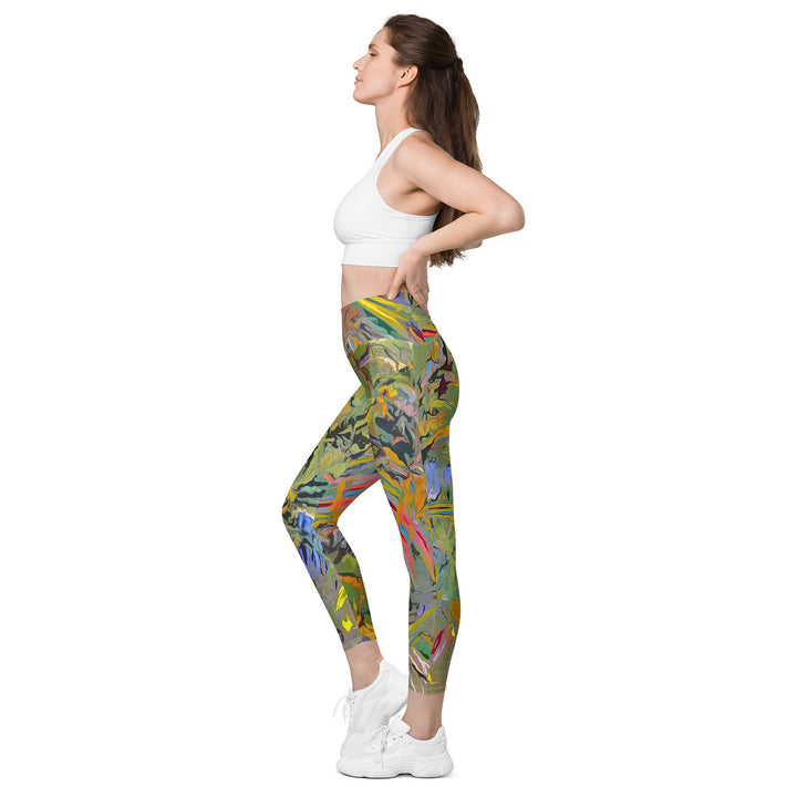 Sea grass Leggings with pockets