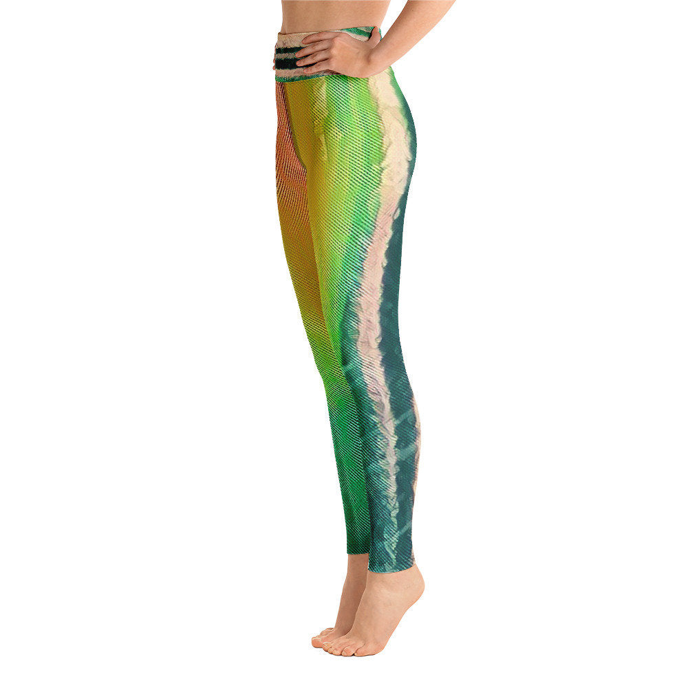 Boho Parrot Yoga Leggings